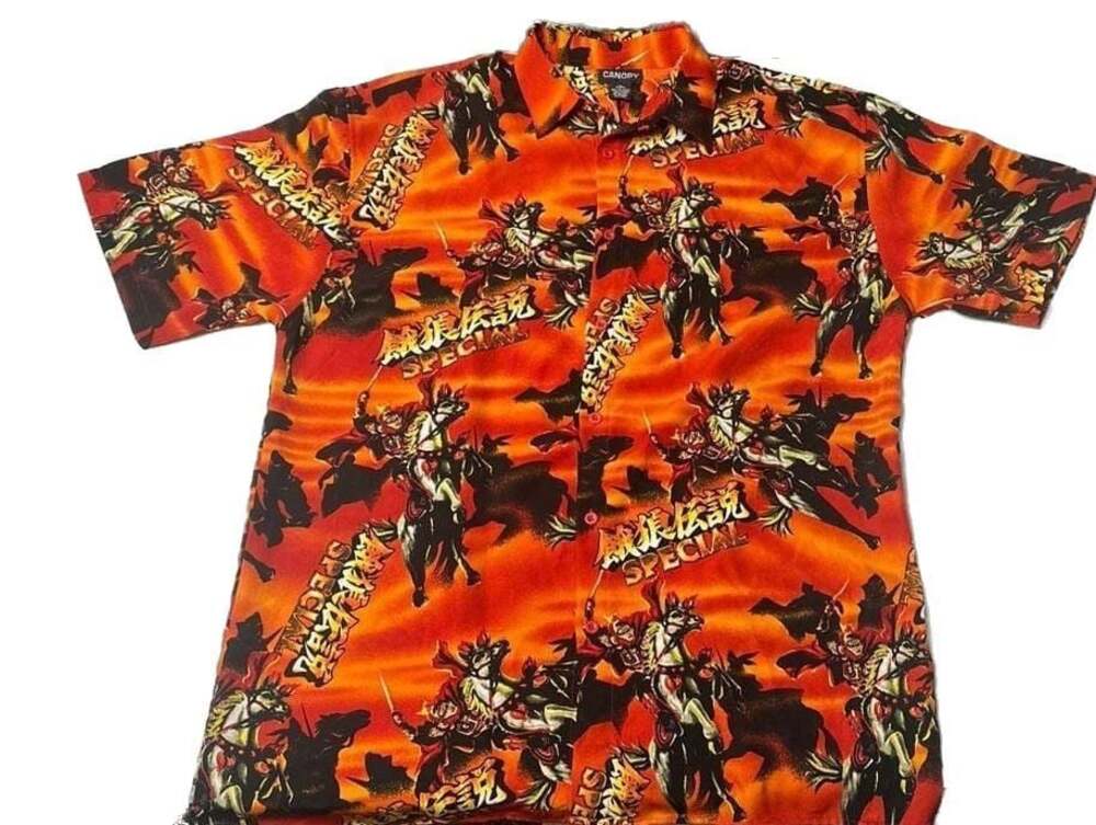 Vintage Canopy Fatal Fury Garo Densetsu Special All Over Print Button Up Shirt